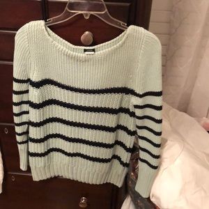J crew mint green sweater